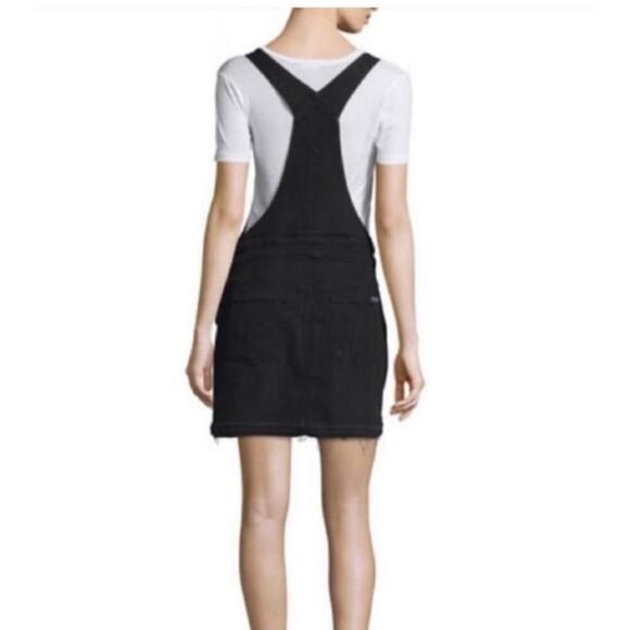 7 For All Mankind Women's Overall Dress in Black Sands Twill size 2 - Picture 11 of 11